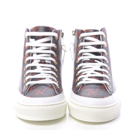 Louis Vuitton Catogram Stellar Sneaker Boots 37 Marron 2 of 8