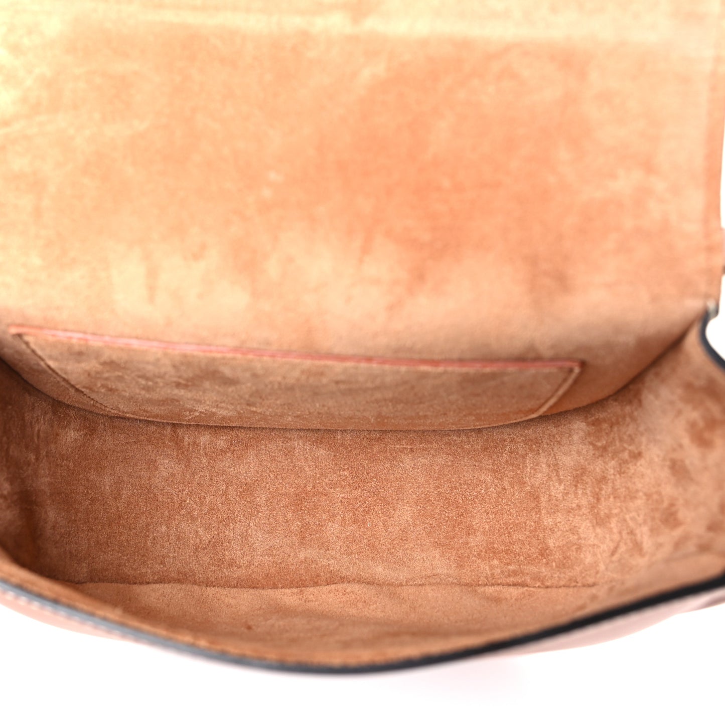 Smooth Calfskin Cuir Triomphe Folco Crossbody Bag Tan