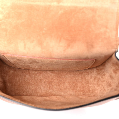 Celine Smooth Calfskin Cuir Triomphe Folco Crossbody Bag Tan 5 of 9