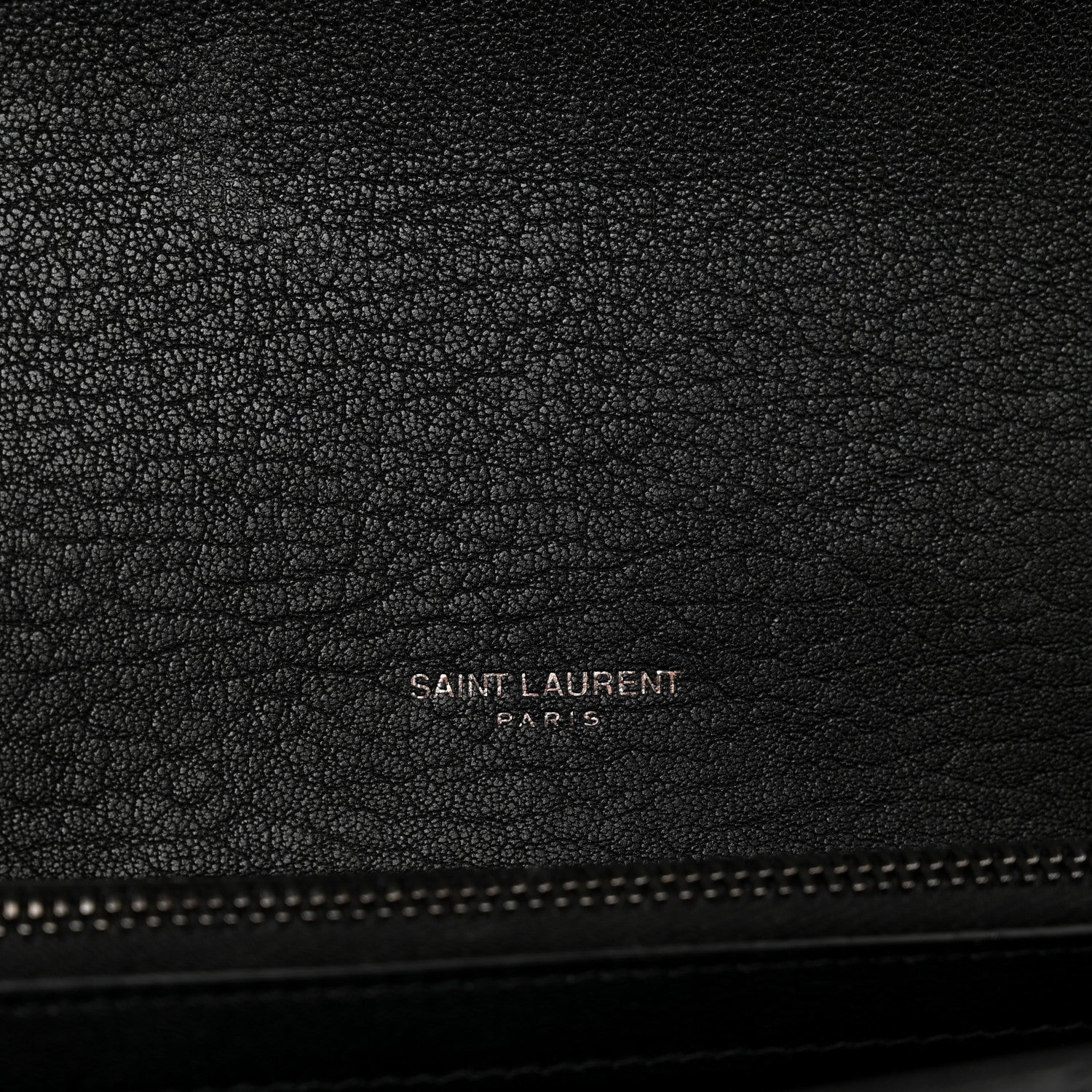 Saint Laurent Sheepskin Matelasse Chevron Monogram Medium College Bag Black 7 of 11