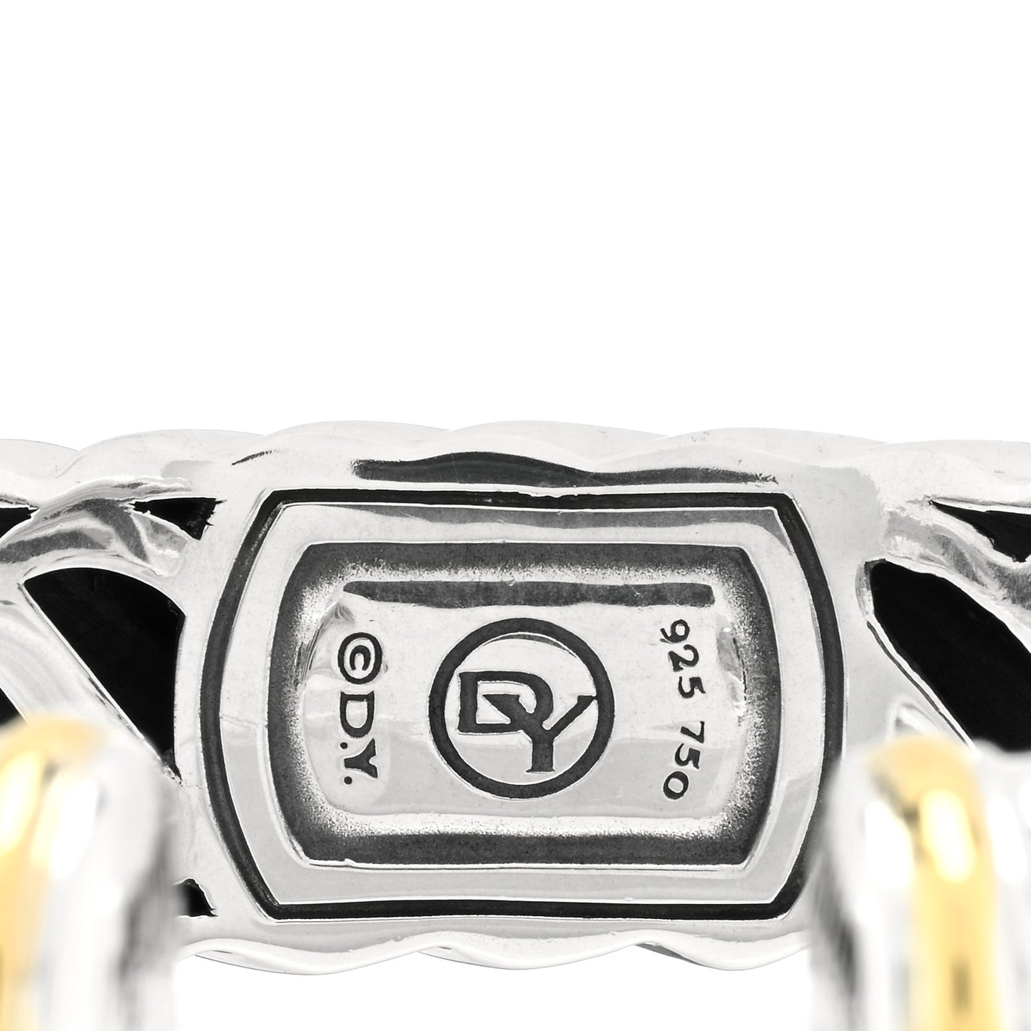 Sterling Silver 18K Yellow Gold 15mm Waverly Bracelet
