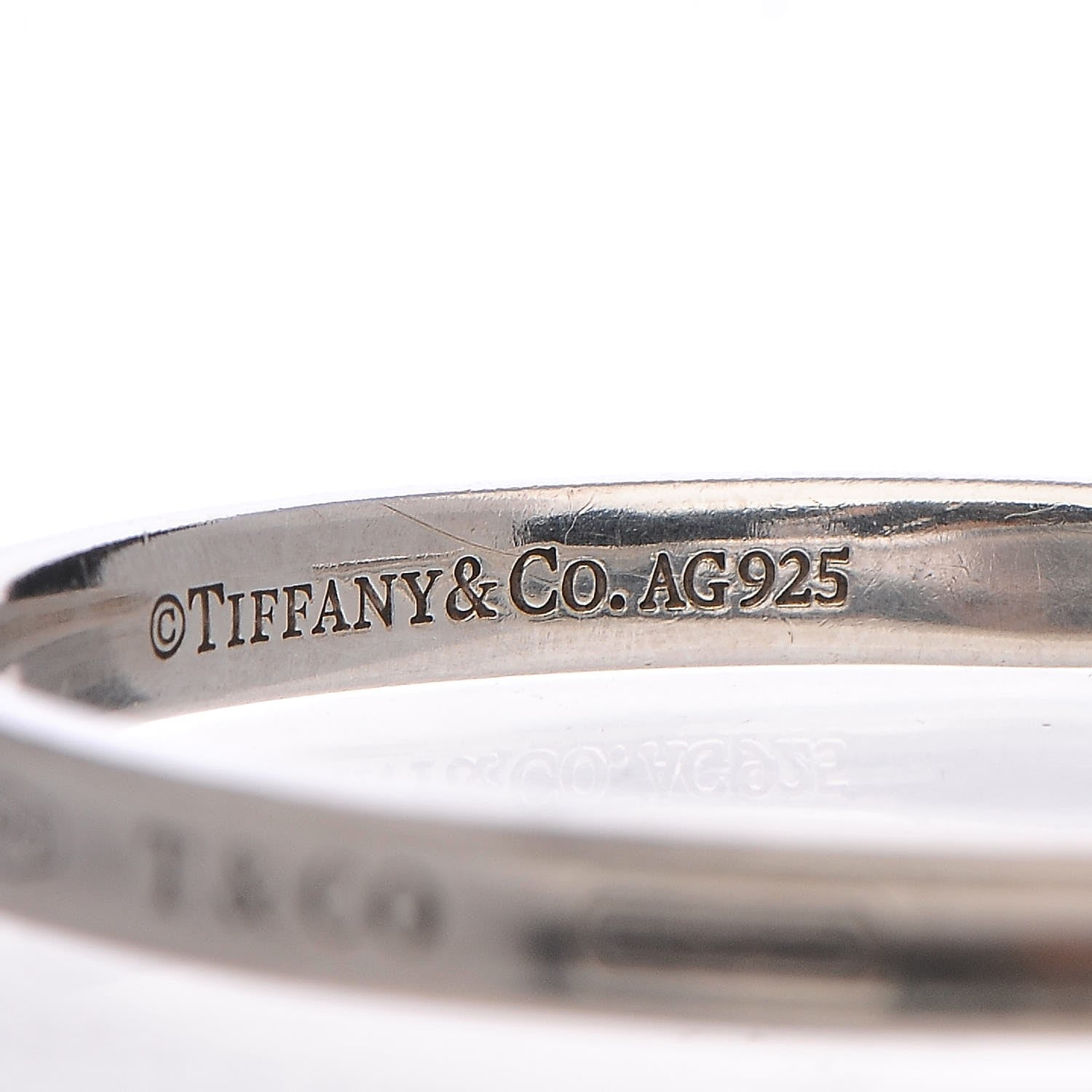 Tiffany Sterling Silver Narrow 1837 Cuff Bracelet 4 of 4