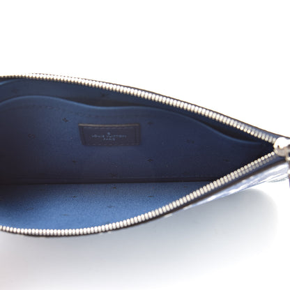 Louis Vuitton Monogram Escale Neverfull MM GM Pochette Blue 5 of 8