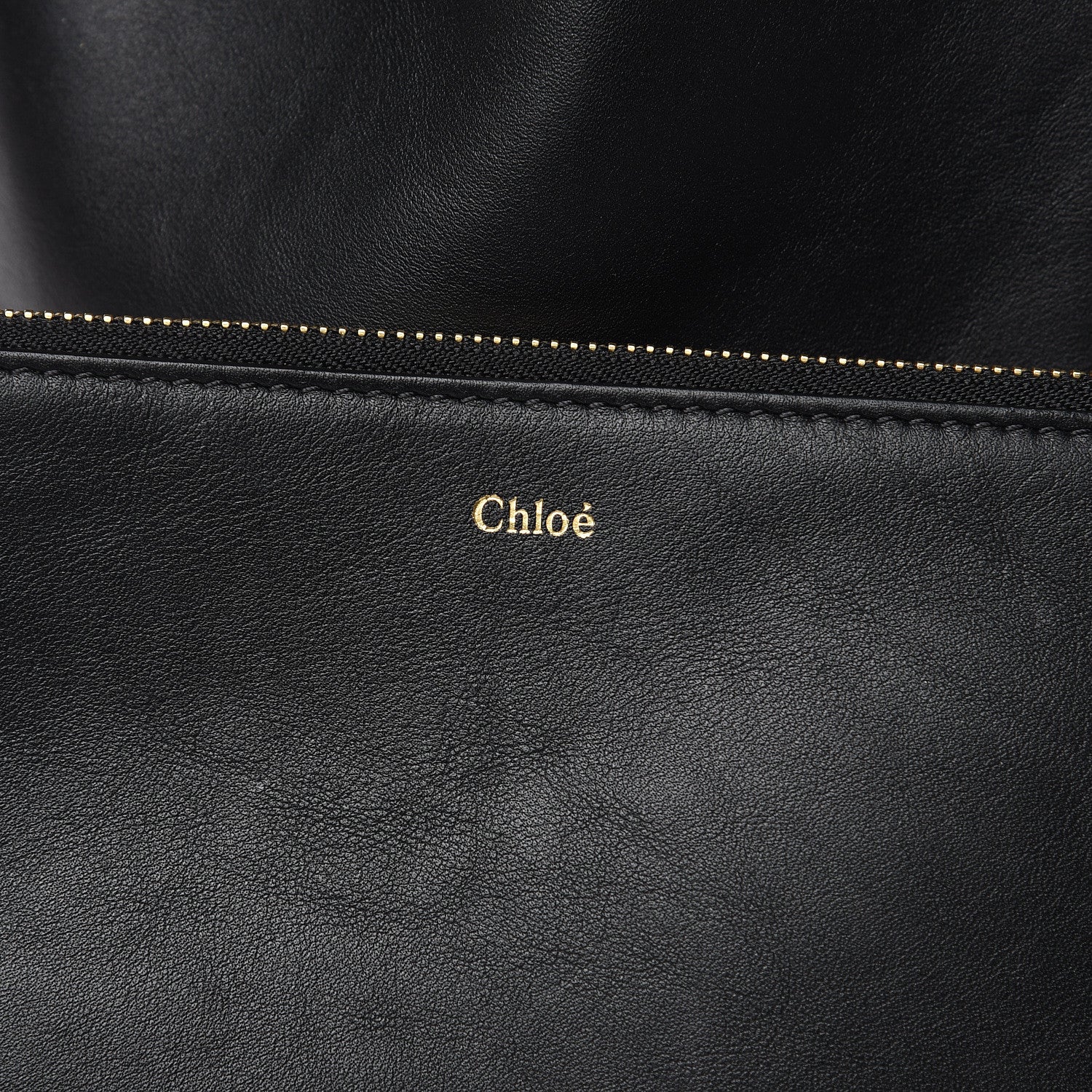 Chloe Calfskin Gala Medum Bucket Bag Black 8 of 11