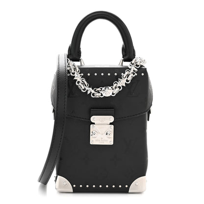 Louis Vuitton Calfskin Monogram Print Camera Box Black 1 of 11