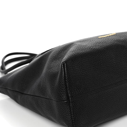 Burberry London Grainy Calfskin Medium Baynard Tote Black 10 of 14
