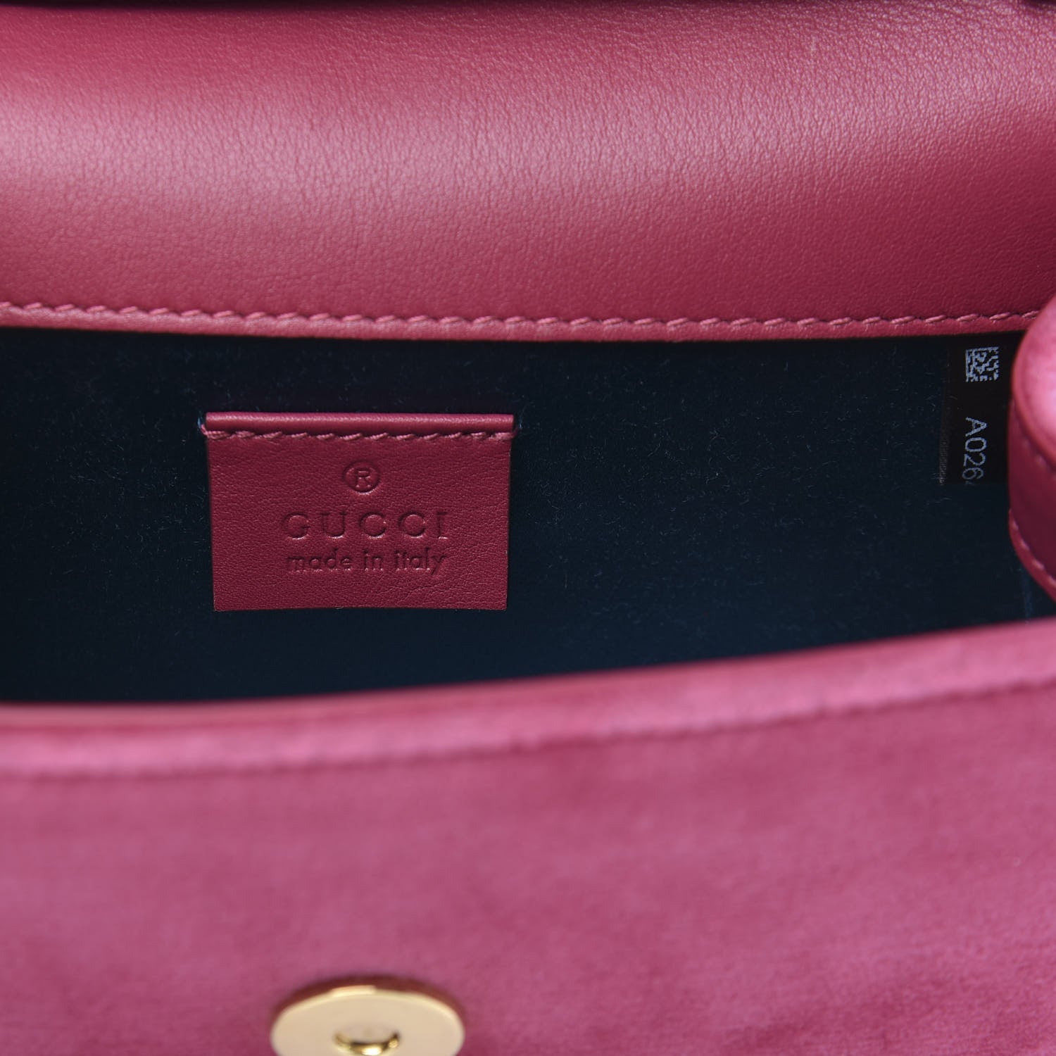 Gucci Velvet Crystal Square G Shoulder Bag Light Raspberry Rose 6 of 11