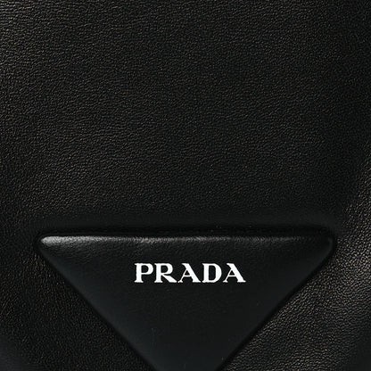 Prada Nappa Padded Signaux Triangle Crossbody Black 7 of 8