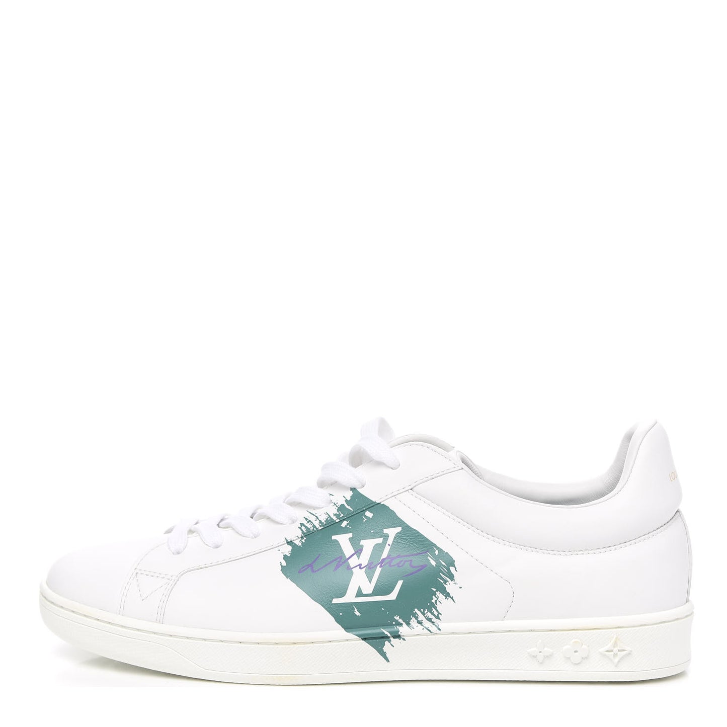Calfskin Luxembourg Sneakers 7 White Green
