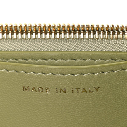 Chanel Calfskin Lizard Embossed Wallet On Chain WOC Green 7 of 12