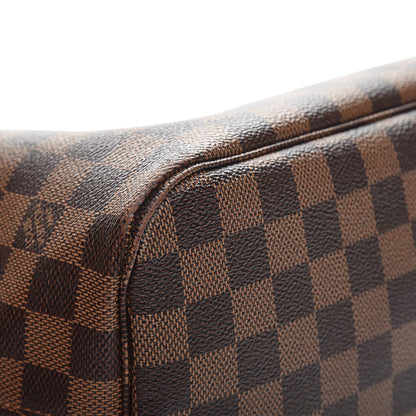 Louis Vuitton Damier Ebene Neo Neverfull MM Rose Ballerine 9 of 12
