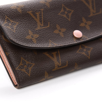 Louis Vuitton Monogram Emilie Wallet Rose Ballerine 9 of 12