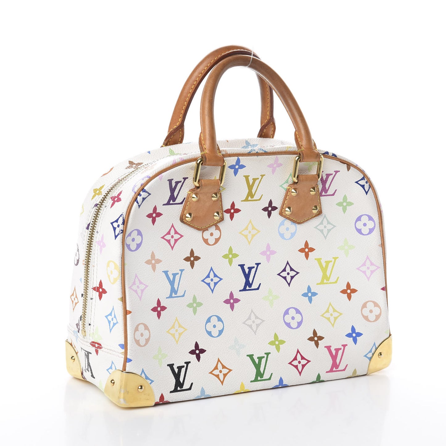 Monogram Multicolor Trouville White