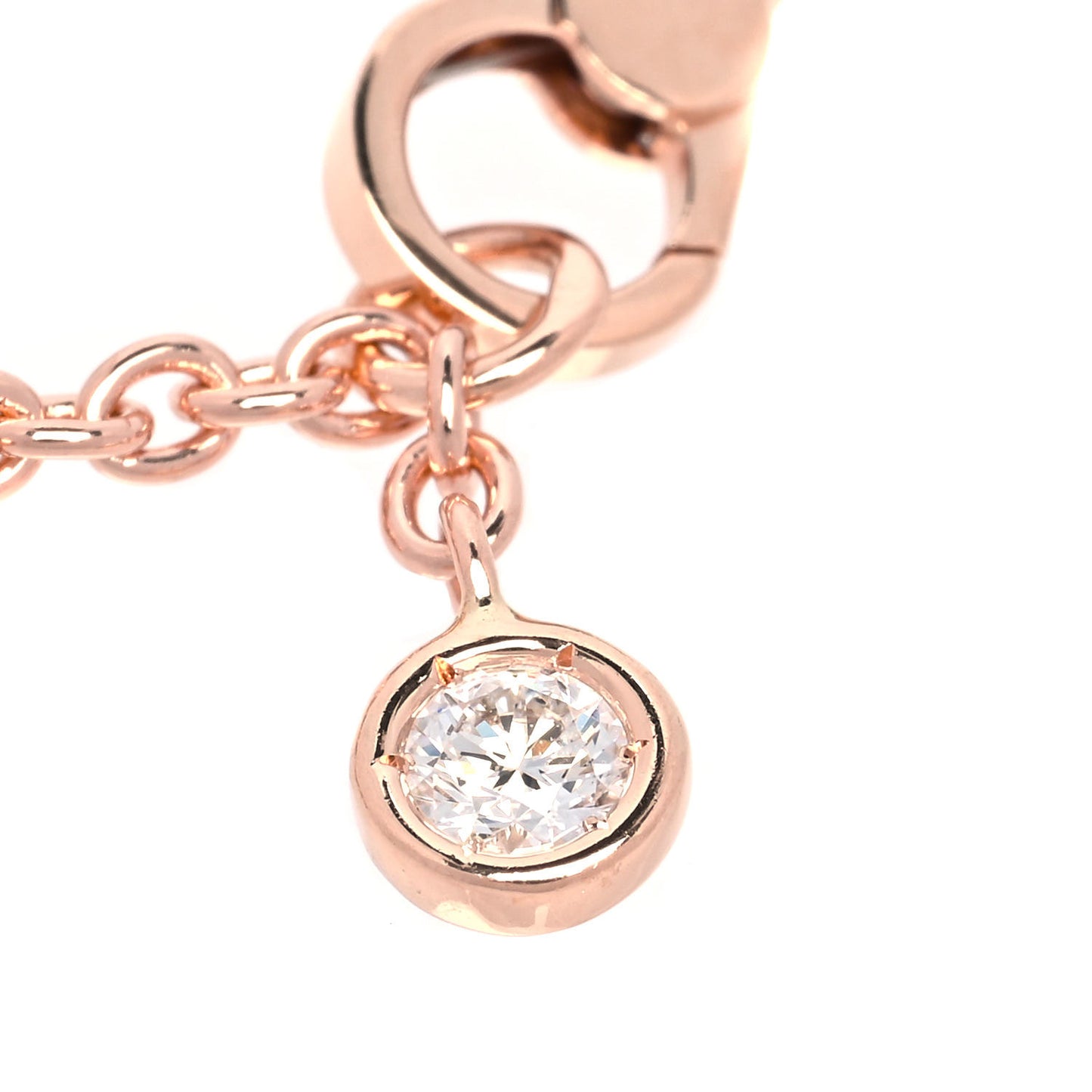 18K Rose Gold Diamond Finesse Bracelet XS