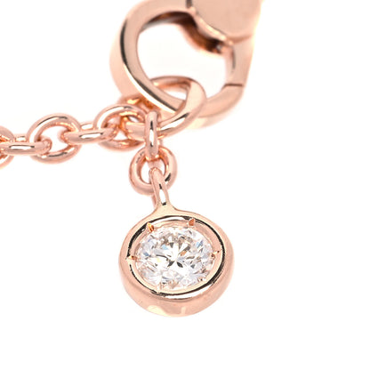Hermes 18K Rose Gold Diamond Finesse Bracelet XS 5 of 6