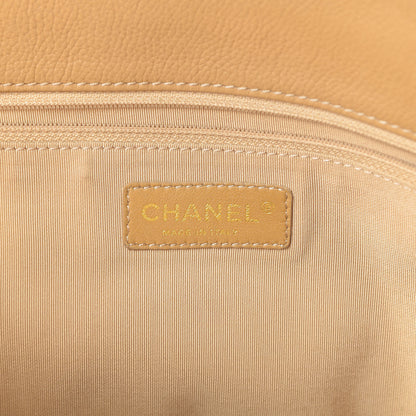 Chanel Calfskin Cerf Executive Shopper Tote Beige 5 of 21
