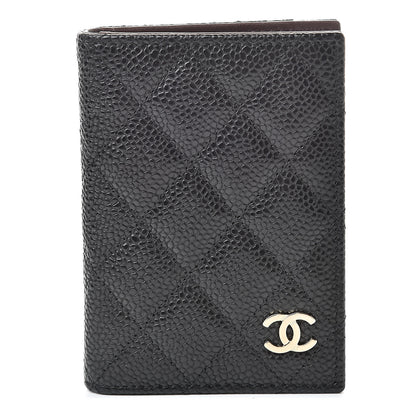 Chanel Caviar Quilted Card Holder Wallet Black 1 of 8
