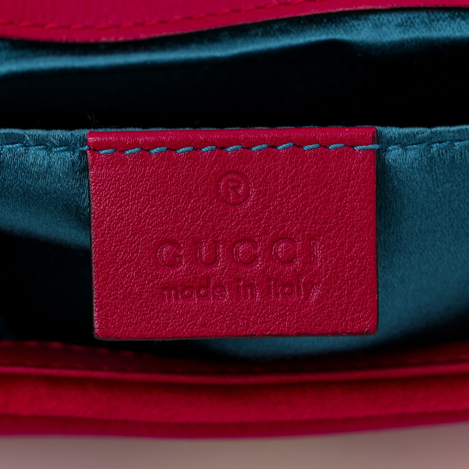 Gucci Velvet Matelasse Mini GG Marmont Shoulder Bag Hibiscus Red 6 of 10