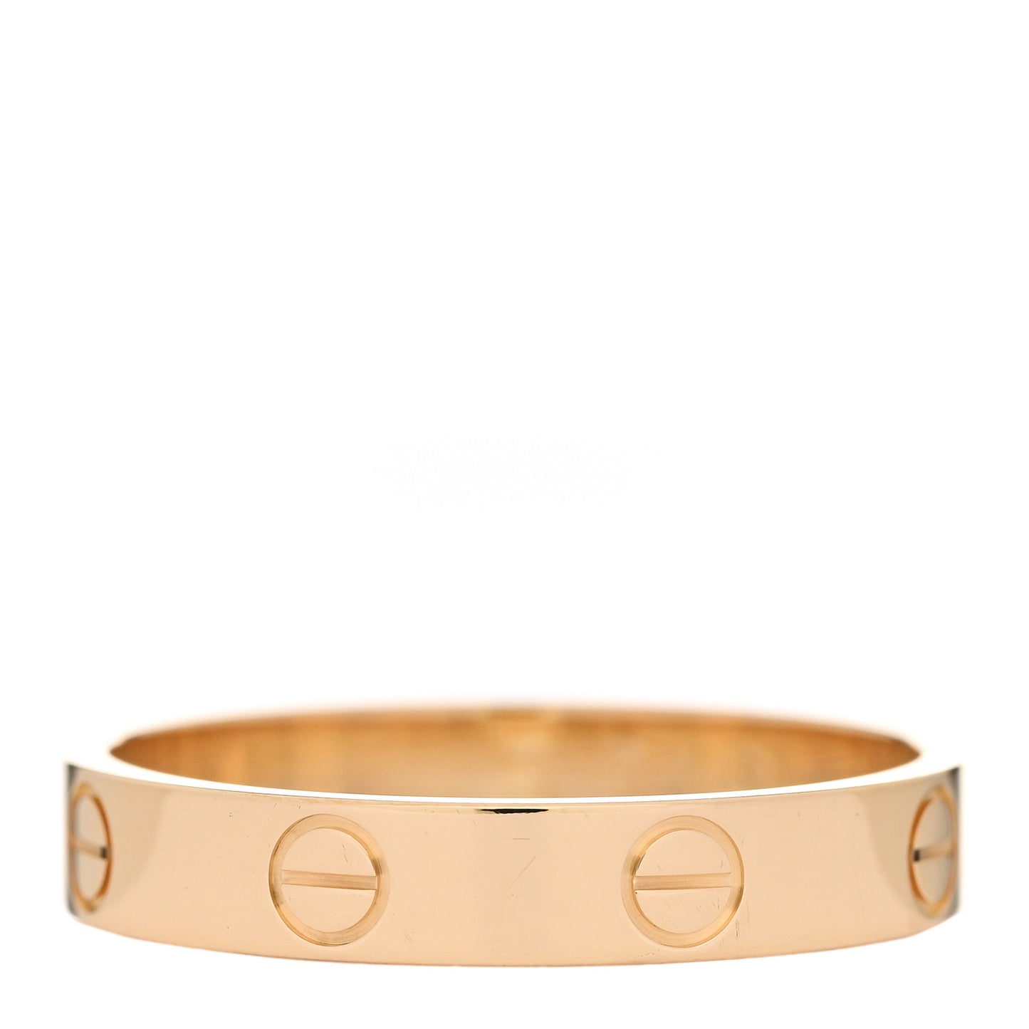 18K Yellow Gold 3.5mm LOVE Wedding Band Ring 57 8