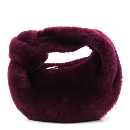 Bottega Veneta Shearling Mini Jodie Mystic 1 of 9