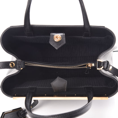 Fendi Vitello Elite Petite 2Jours Tote Black 6 of 9