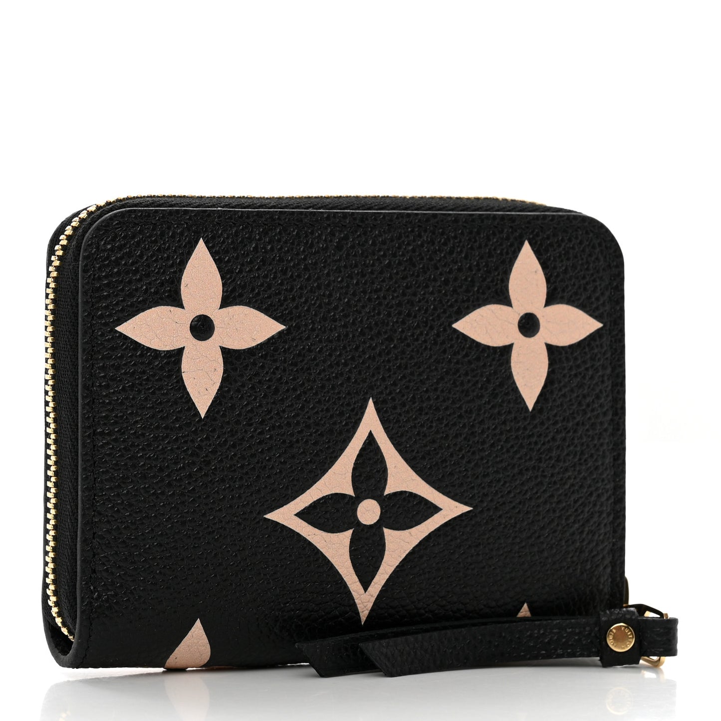 Empreinte Monogram Giant Zippy Coin Purse Black Beige
