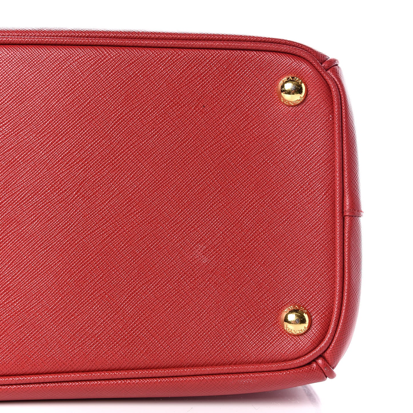 Saffiano Medium Galleria Double Zip Tote Fuoco