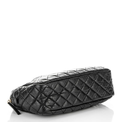 Chanel Aged Calfskin Quilted Medium Reissue Camera Case Black 4 of 6