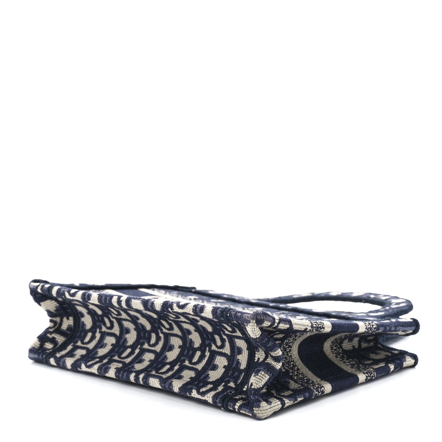 Oblique Mini Book Tote Blue Multicolor