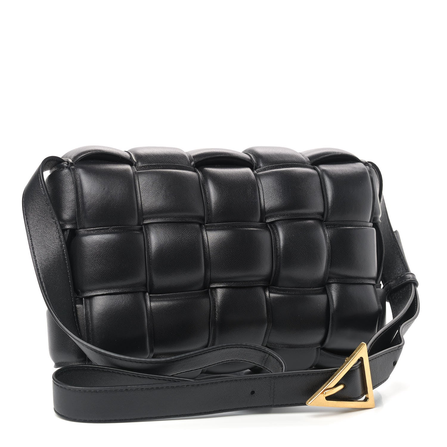 Bottega Veneta Nappa Maxi Intreccio Padded Cassette Crossbody Bag Black 3 of 9