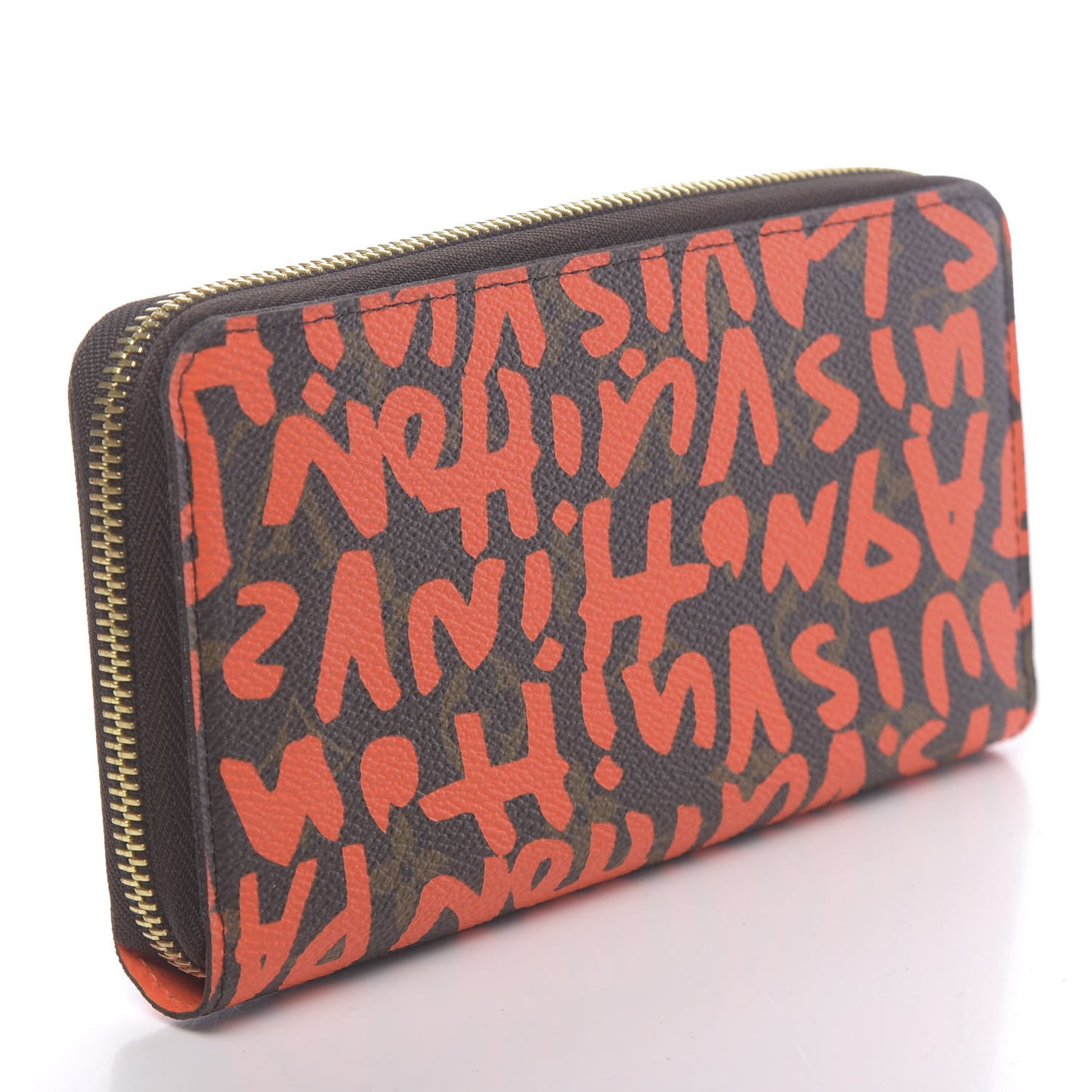 Monogram Graffiti Zippy Wallet Orange