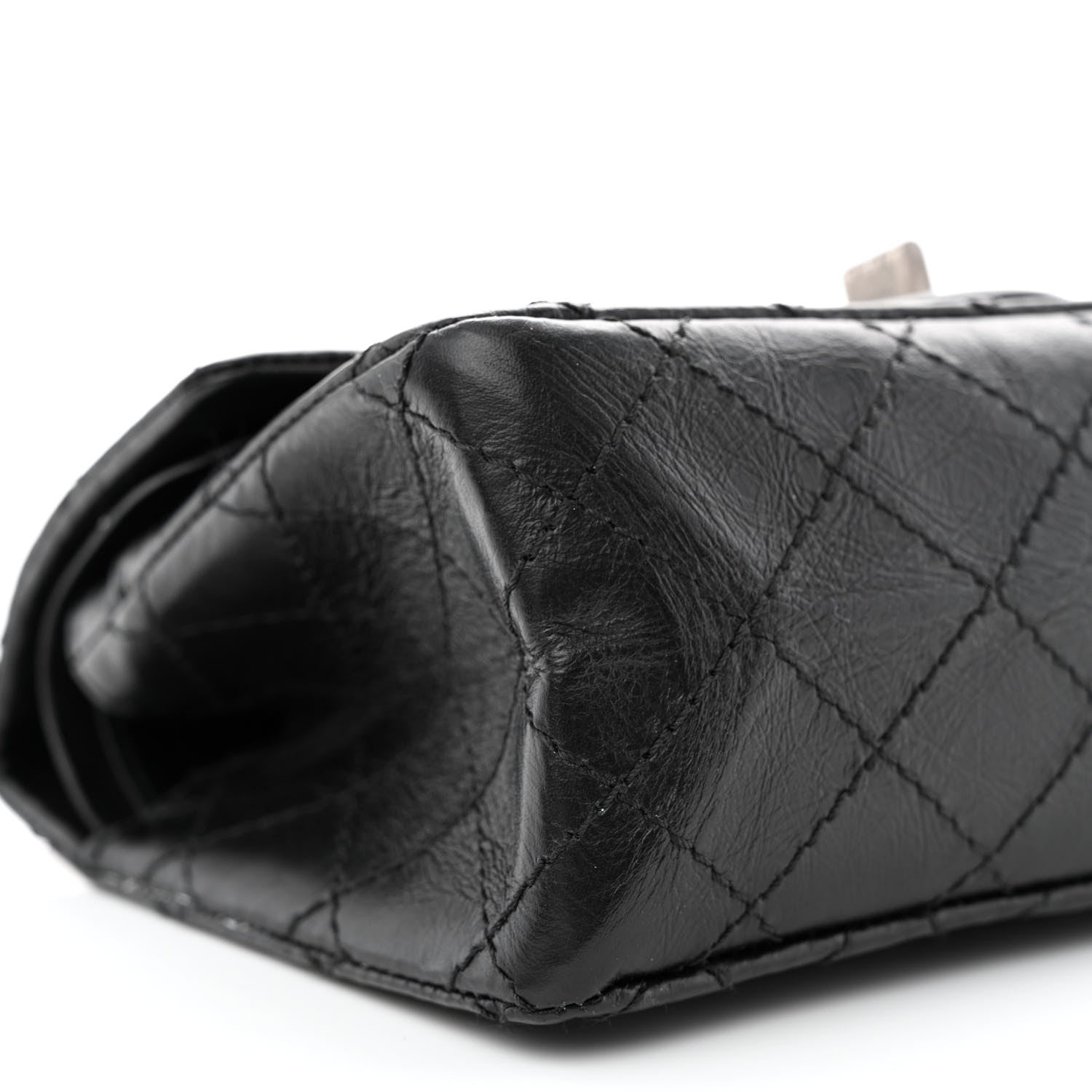 Chanel Aged Calfskin Lucky Charms 2.55 Reissue 224 Flap Black 10 of 13