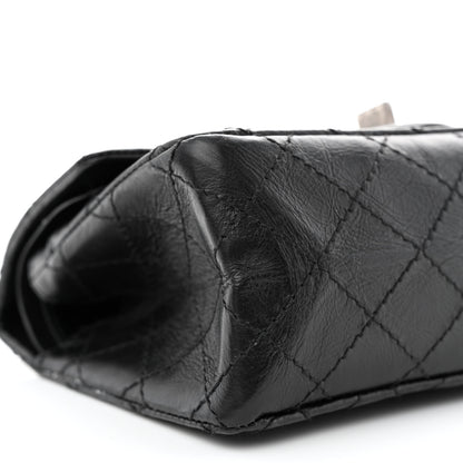 Chanel Aged Calfskin Lucky Charms 2.55 Reissue 224 Flap Black 10 of 13