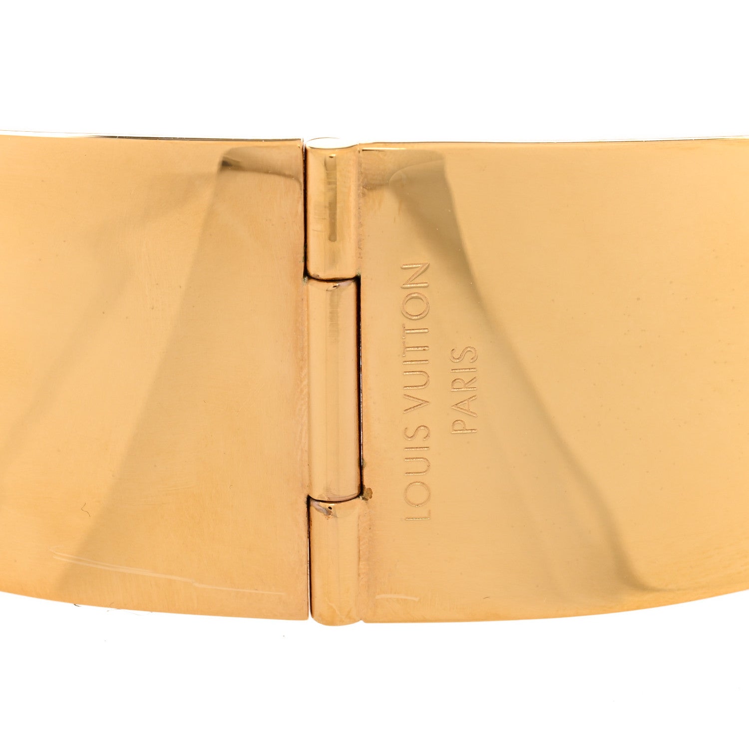 Louis Vuitton Lock Me Collar Necklace Gold 4 of 4