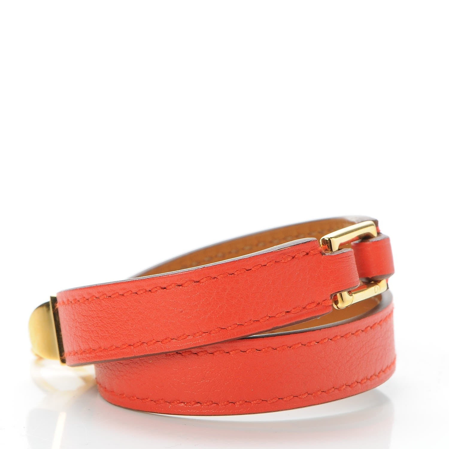 Hermes Swift Rivale Double Tour Bracelet XS Capucine 3 of 7