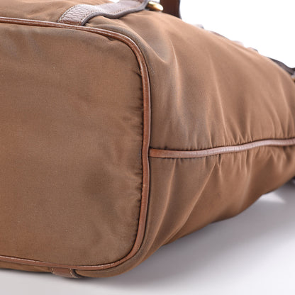 Prada Nylon Tessuto Saffiano Tote Corinto 9 of 9