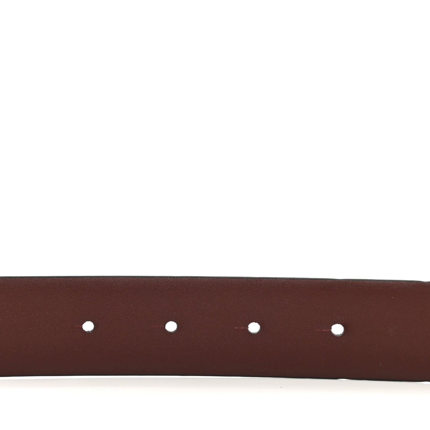 Calfskin CC Reversible Belt 85 34 Black Burgundy