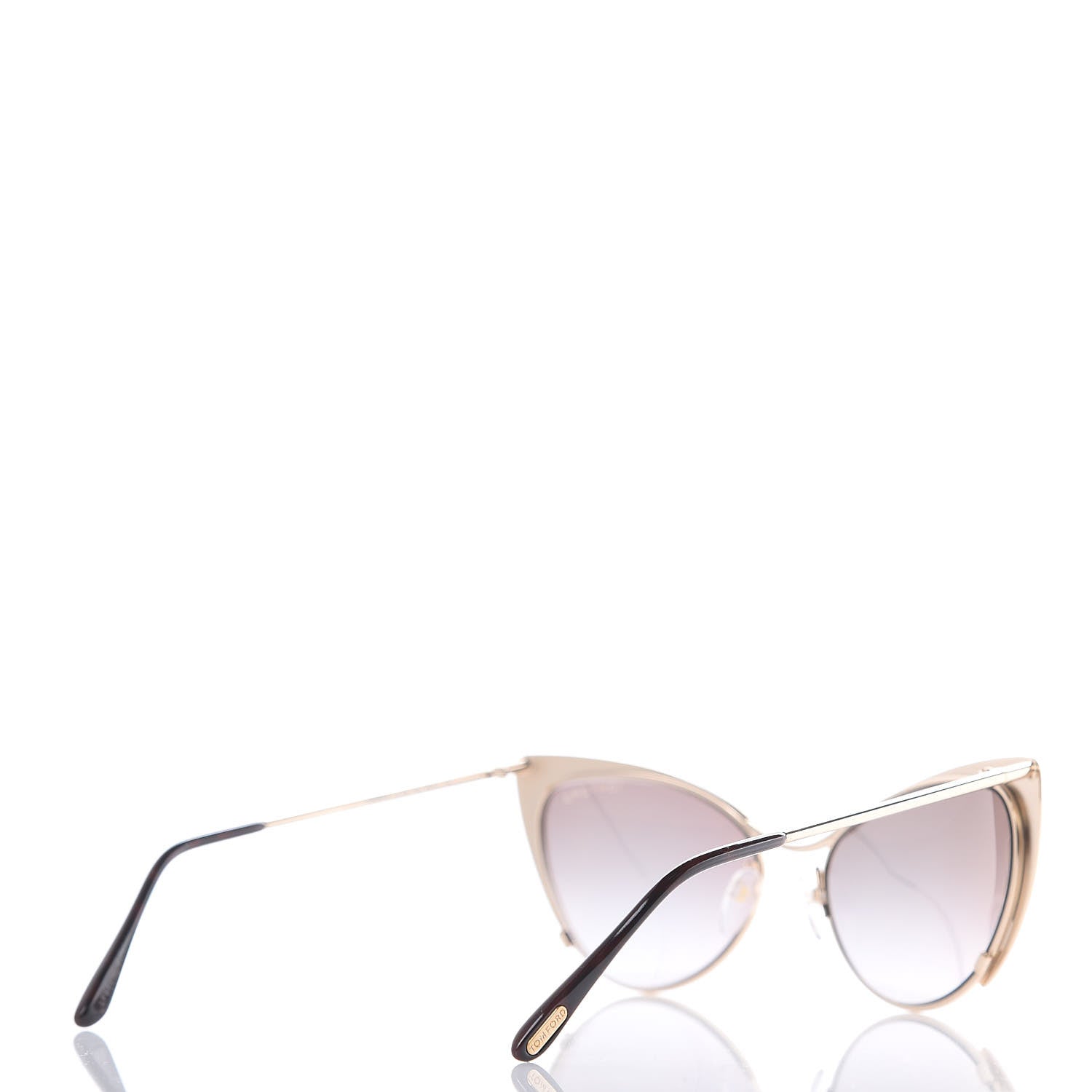 Tom Ford Nastasya Cat Eye Sunglasses TF304 Gold 3 of 7
