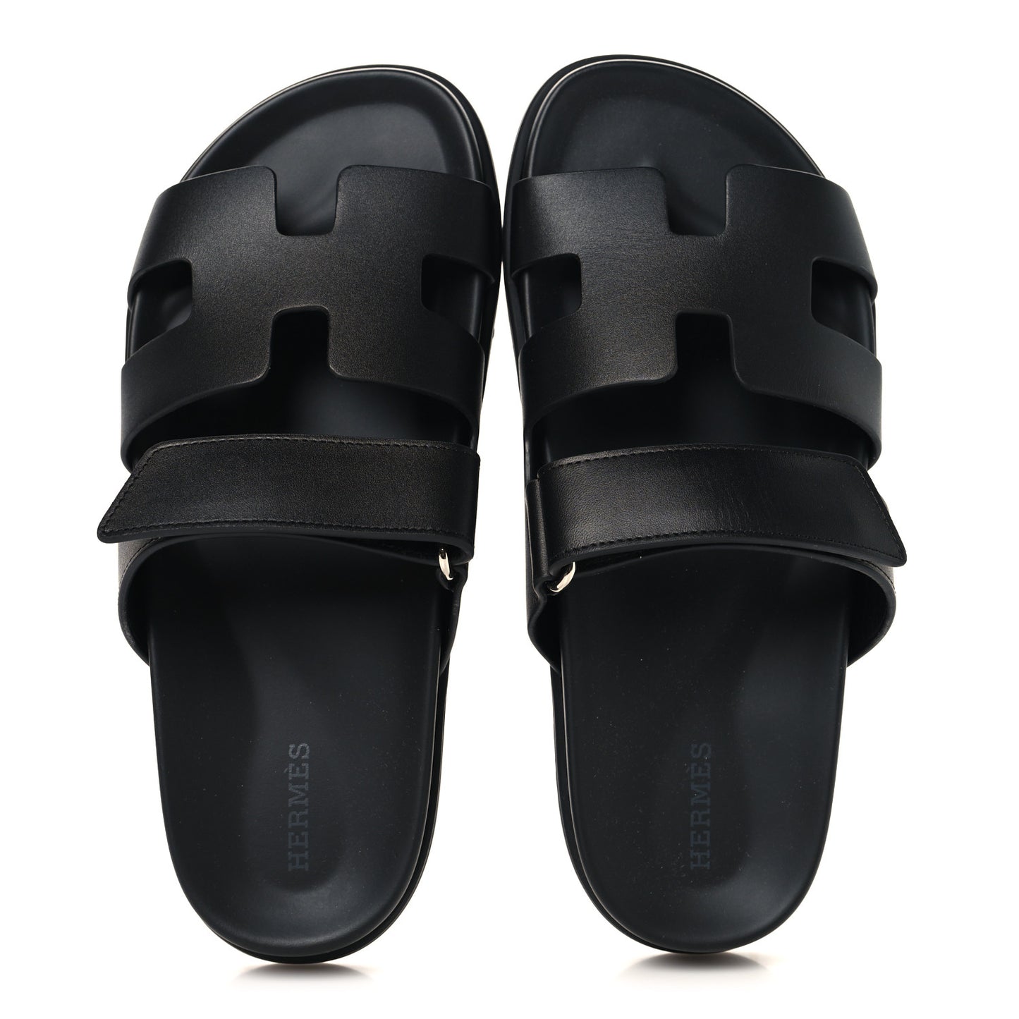 Calfskin Womens Chypre Sandals 38 Black