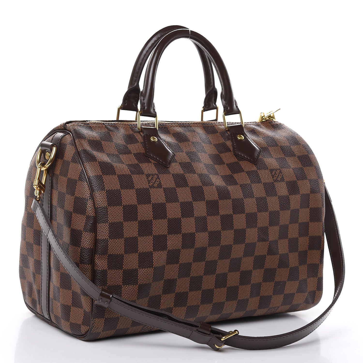 Louis Vuitton Damier Ebene Speedy Bandouliere 30 3 of 19