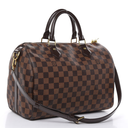 Louis Vuitton Damier Ebene Speedy Bandouliere 30 3 of 19