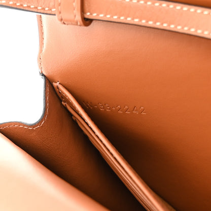 Celine Triomphe Canvas Lambskin Wallet On Strap Tan 8 of 12