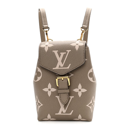 Louis Vuitton Empreinte Monogram Giant Tiny Backpack Tourterelle Cream 1 of 10