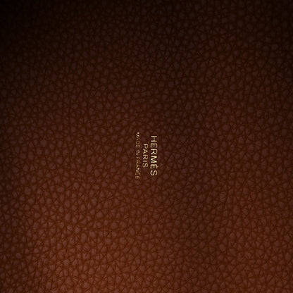 Hermes Taurillon Clemence Picotin Lock 22 MM Gold 6 of 9