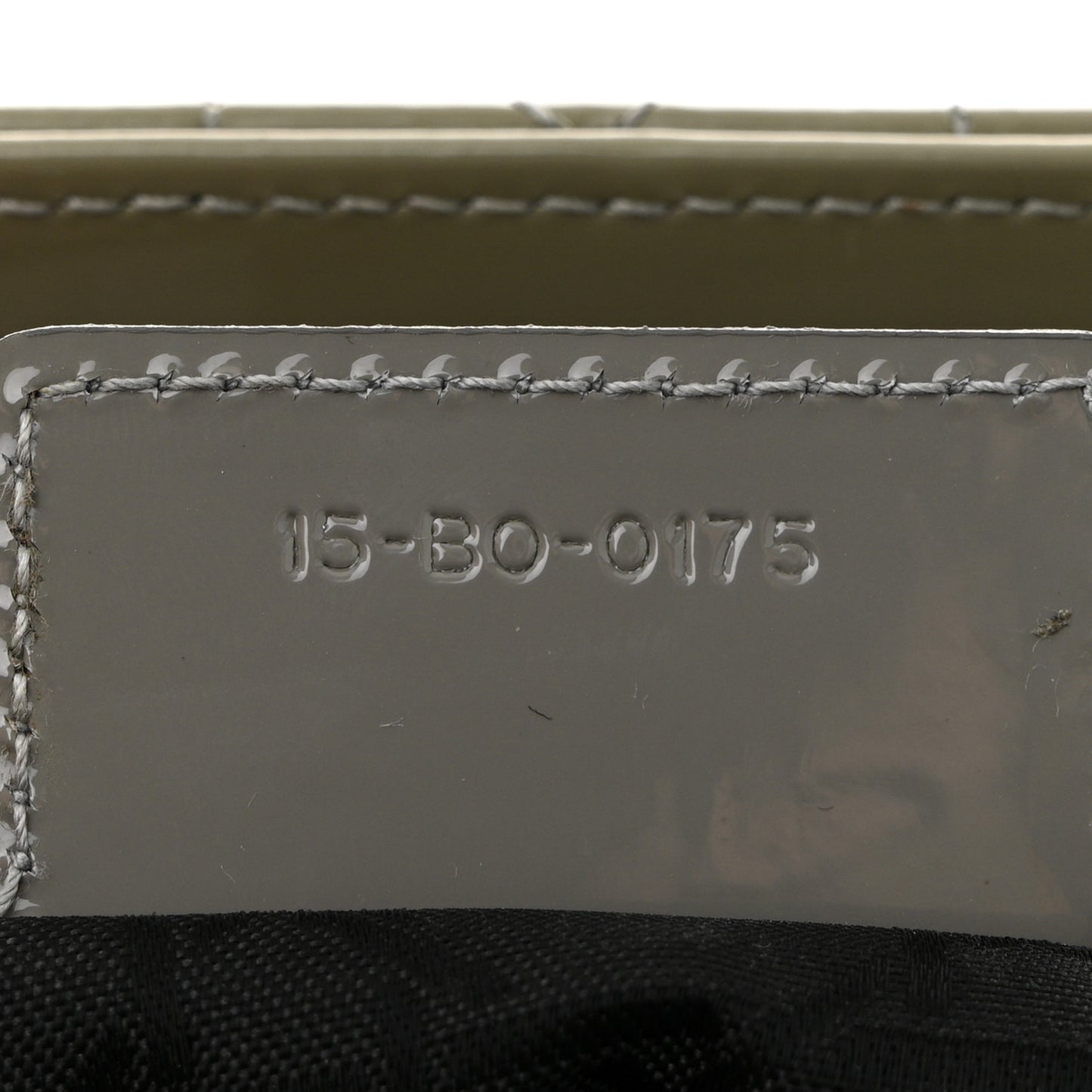 Patent Cannage Medium Lady Dior Grey