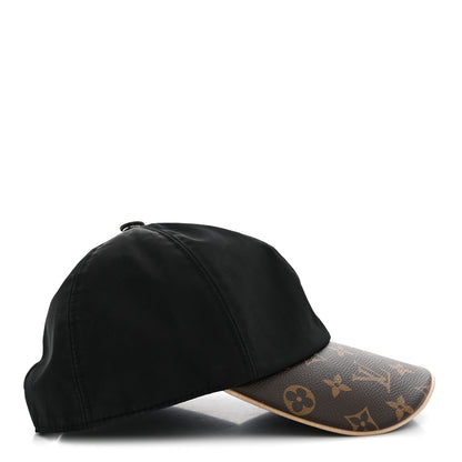 Louis Vuitton Polyester Silk Monogram LV Get Ready Cap M Black 5 of 8