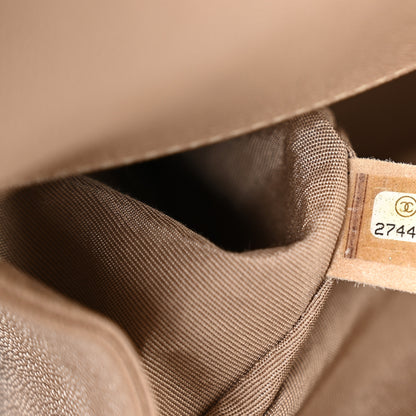 Chanel Caviar Quilted Medium Boy Flap Dark Beige 7 of 11