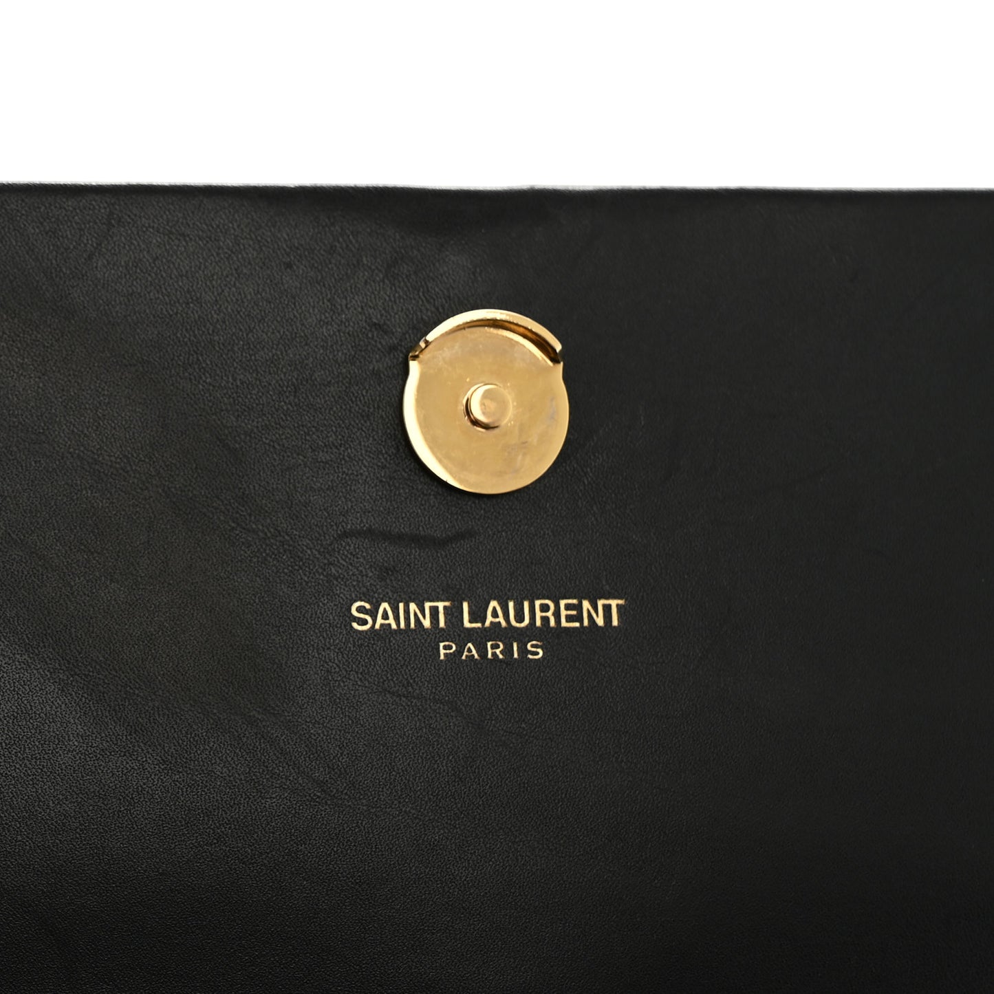 Calfskin Small Classic Monogram Kate Tassel Satchel Black
