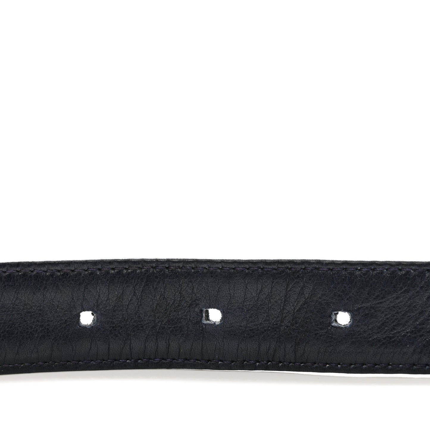 Calfskin Chain Belt 75 30 Navy