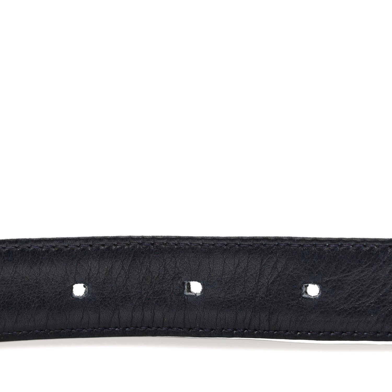 Chanel Calfskin Chain Belt 75 30 Navy 4 of 5